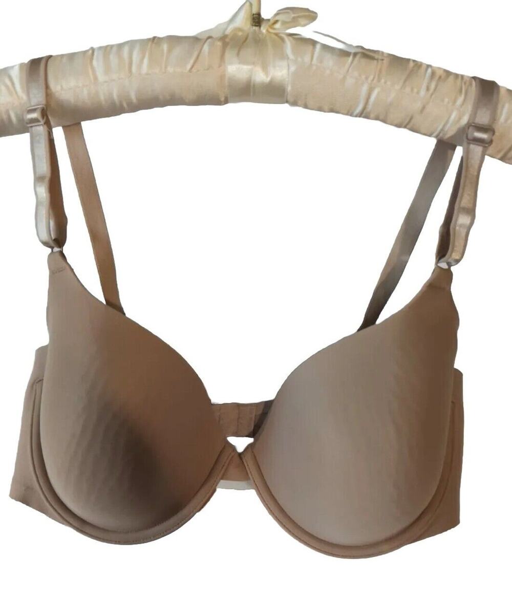 Warner's Beige No Side Effects Underarm Smoothing T-Shirt Underwire Bra Size 36C